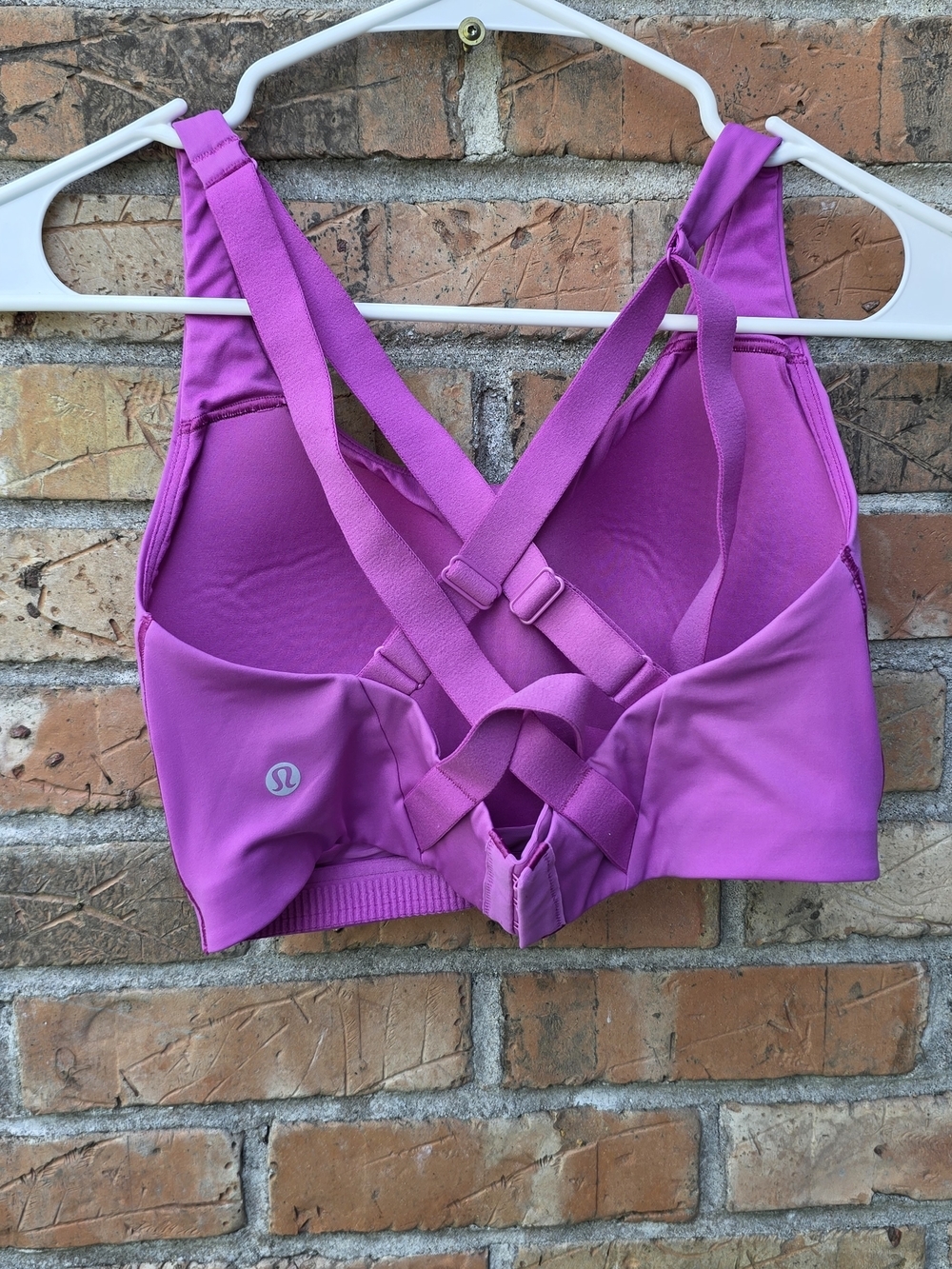 lululemon athletica Bright Magenta Crossback Sports Bra - Picture 5 of 8